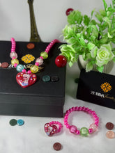 Frozen kids necklace with bracelet and ring